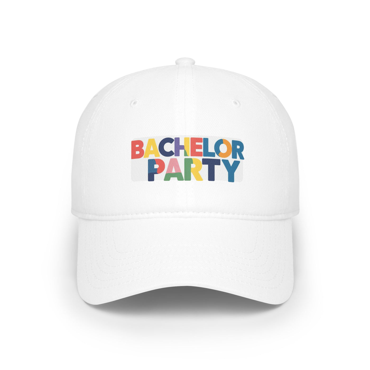 Bachelor Party Low Profile Baseball Cap, Custom Hat, Party Accessory, Gift for Groom, Fun Group Outfit
