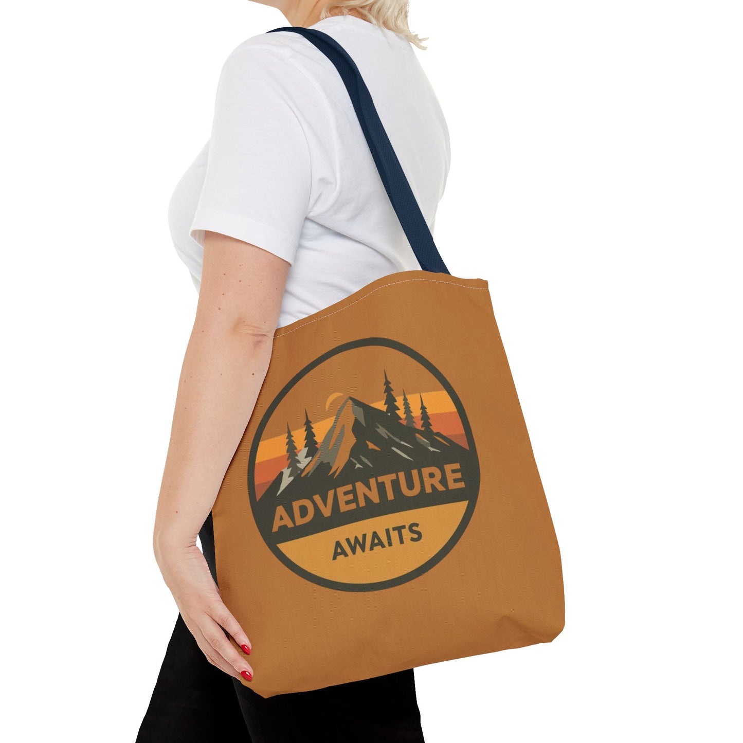 Adventure Awaits Tote Bag | Eco-Friendly Carryall | Hiking Essential | Gift for Outdoor Lovers | Travel Companion | Trendy Shopper