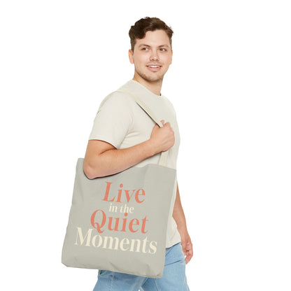 Minimalist Tote Bag – Ruhe & Achtsamkeit Statement Tasche