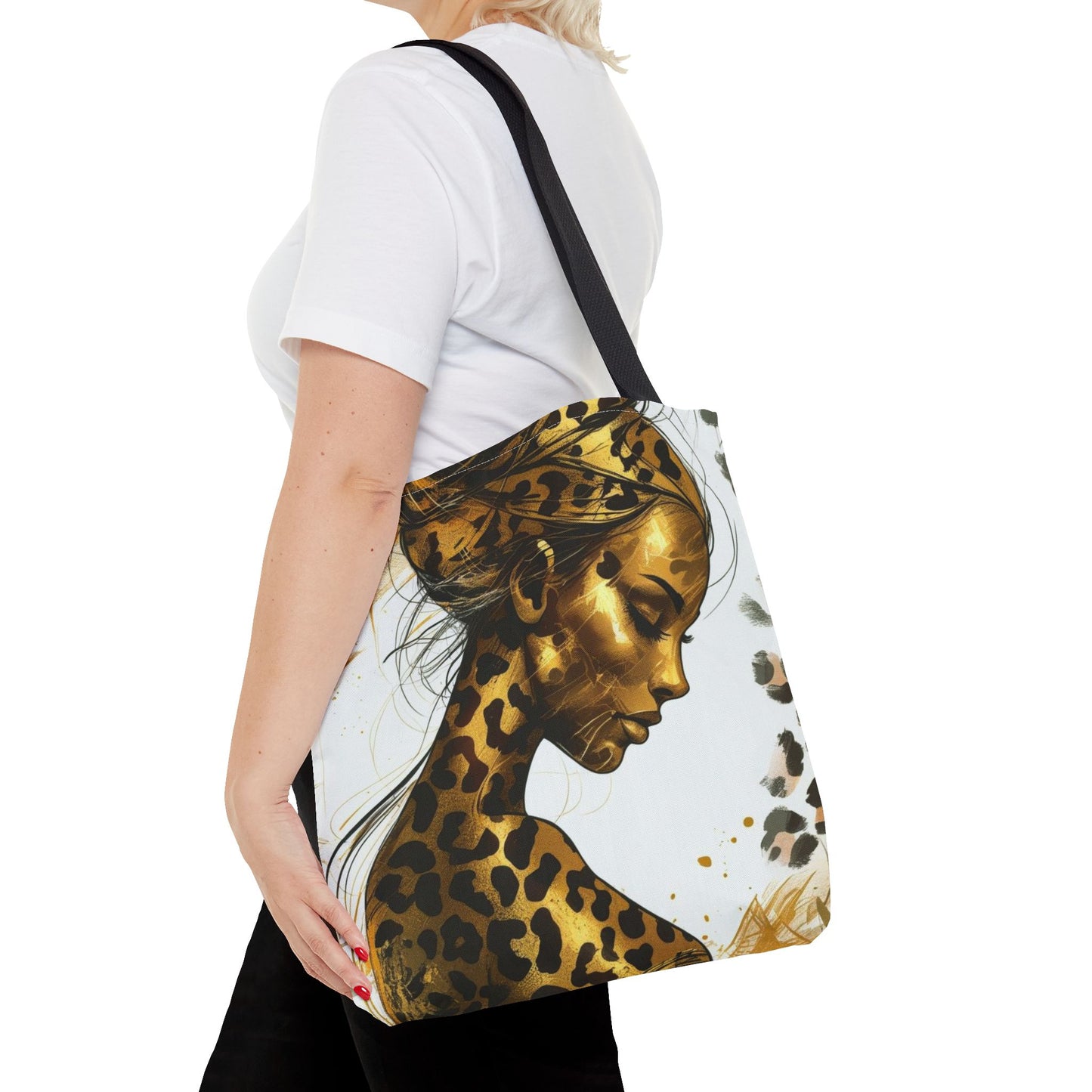 Eleganter Leopard-Print, Modeaccessoire & Einkaufstasche