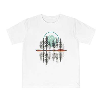 T-Shirt „Forest Reflection“ – Naturmotiv mit Spiegelung – in 3 Farben – ColorfulRobe