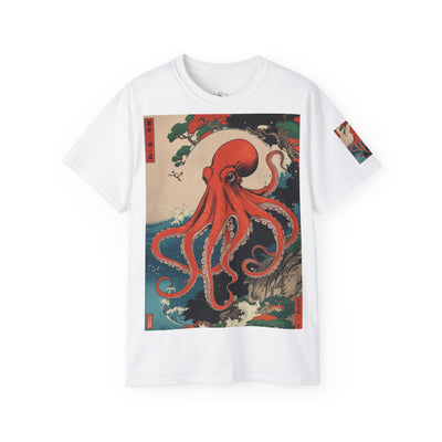Stylish Octopus Graphic Tee, Unisex T-Shirt, Ocean Lover Gift, Sea Creature Art, Unique Casual Wear, Summer Fashion