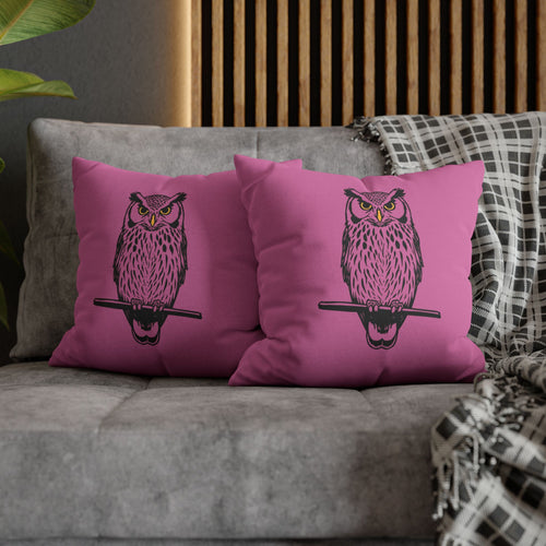Whimsical Owl Pillowcase - Cute Decor for Any Room, Cozy Home Accent, Gift for Nature Lovers, Halloween, Gift for Kids