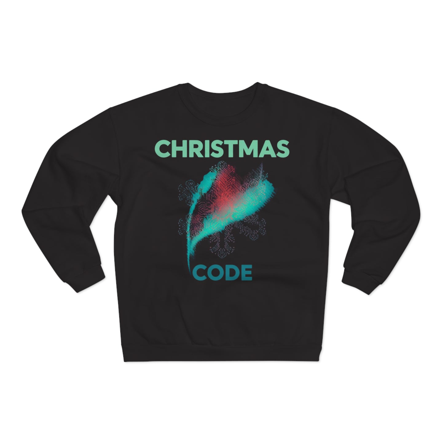 Christmas Code Sweatshirt – Digital Art Xmas