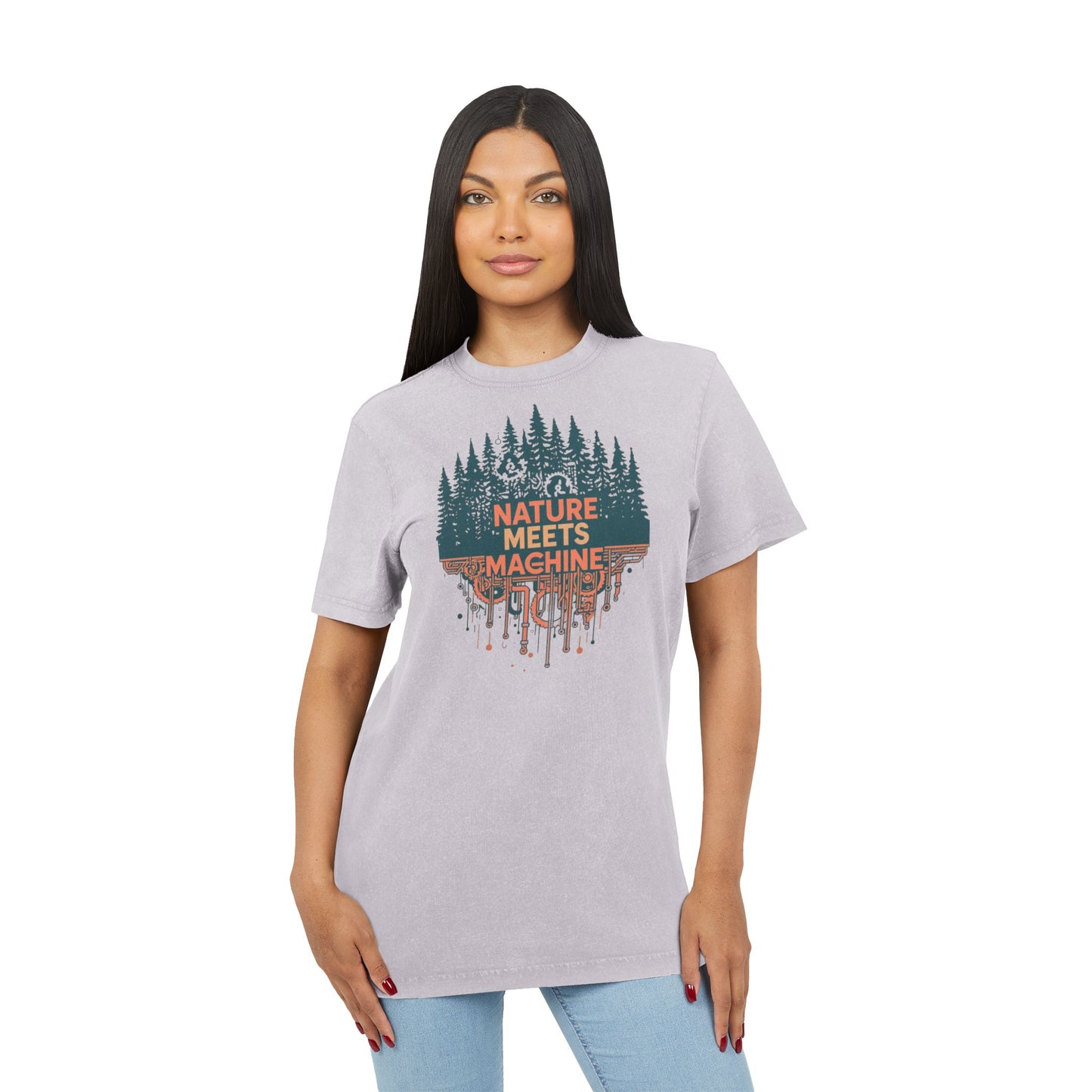 Nature Meets Machine T-Shirt – Outdoor Tech Design