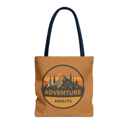 Adventure Awaits Tote Bag | Eco-Friendly Carryall | Hiking Essential | Gift for Outdoor Lovers | Travel Companion | Trendy Shopper