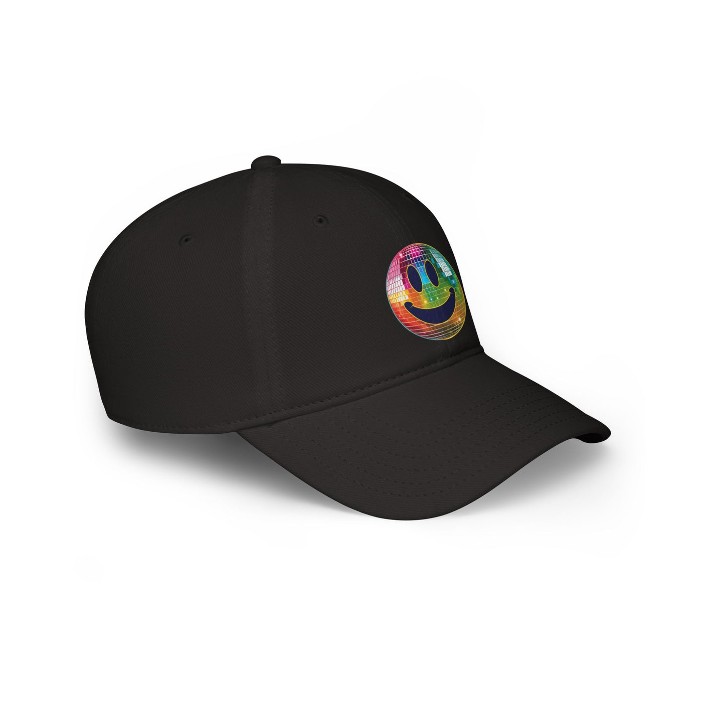 Colorful Smile Low Profile Baseball Cap, Fun Summer Accessory, Casual Wear, Gift for Friends, Festival Style, Trendy Headwear