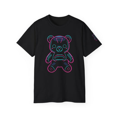 Neon Bear Graphic Tee | Retro Unisex T-Shirt, Cute Animal Apparel, Geeky Gift, Festival Wear, Casual Street Style