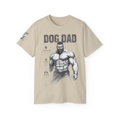 Dog Dad Ultra Cotton Tee | Father's Day Gift, Pet Lover Tee, Gift for Dog Owners, Casual Wear, Dog-Themed Apparel