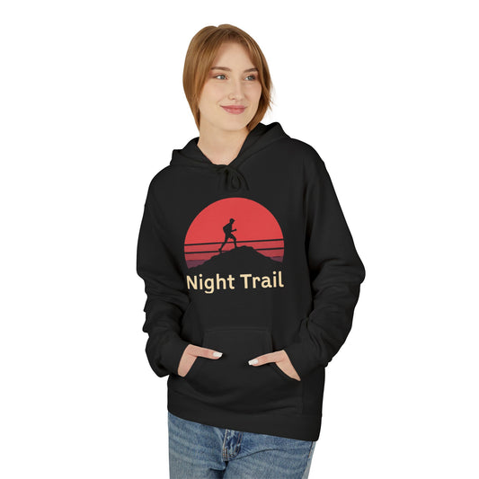 Night Trail Hoodie – Outdoor Wandern Sunset