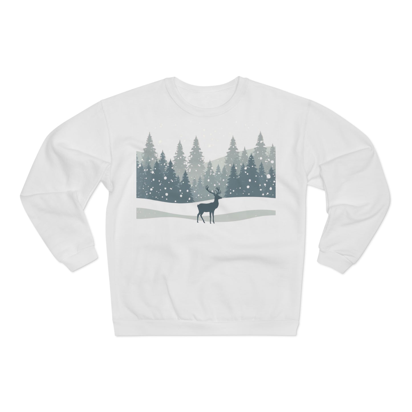 Winterwald Hirsch Sweatshirt – Weihnachts-Shirt