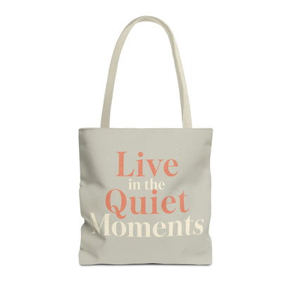 Minimalist Tote Bag – Ruhe & Achtsamkeit Statement Tasche