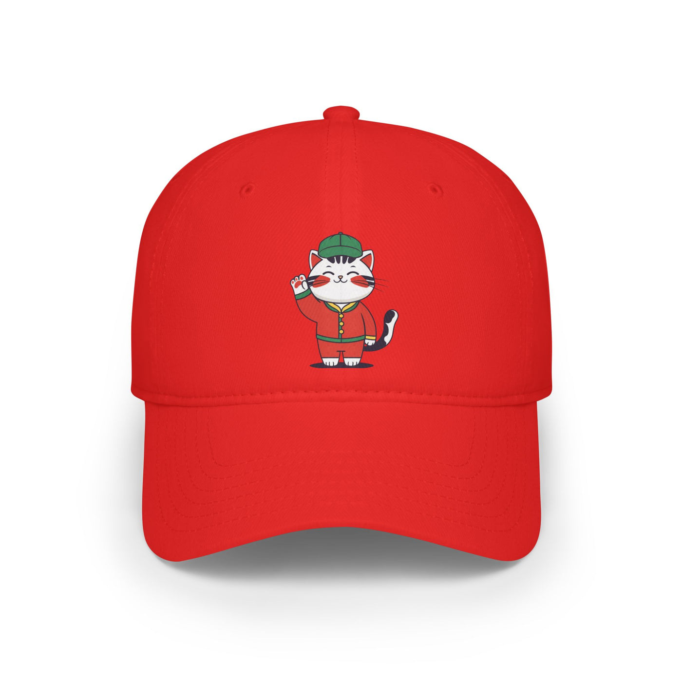 Cute Cat Design Low Profile Baseball Cap, Animal Lover Gift, Casual Fashion Accessory, Unique Birthday Present, Pet Enthusiast Hat