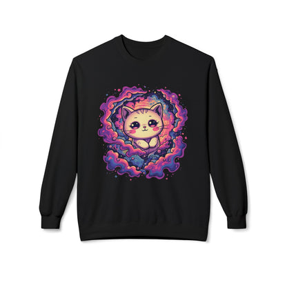Cosmic Cat Dreams – Psychedelic Kätzchen Shirt
