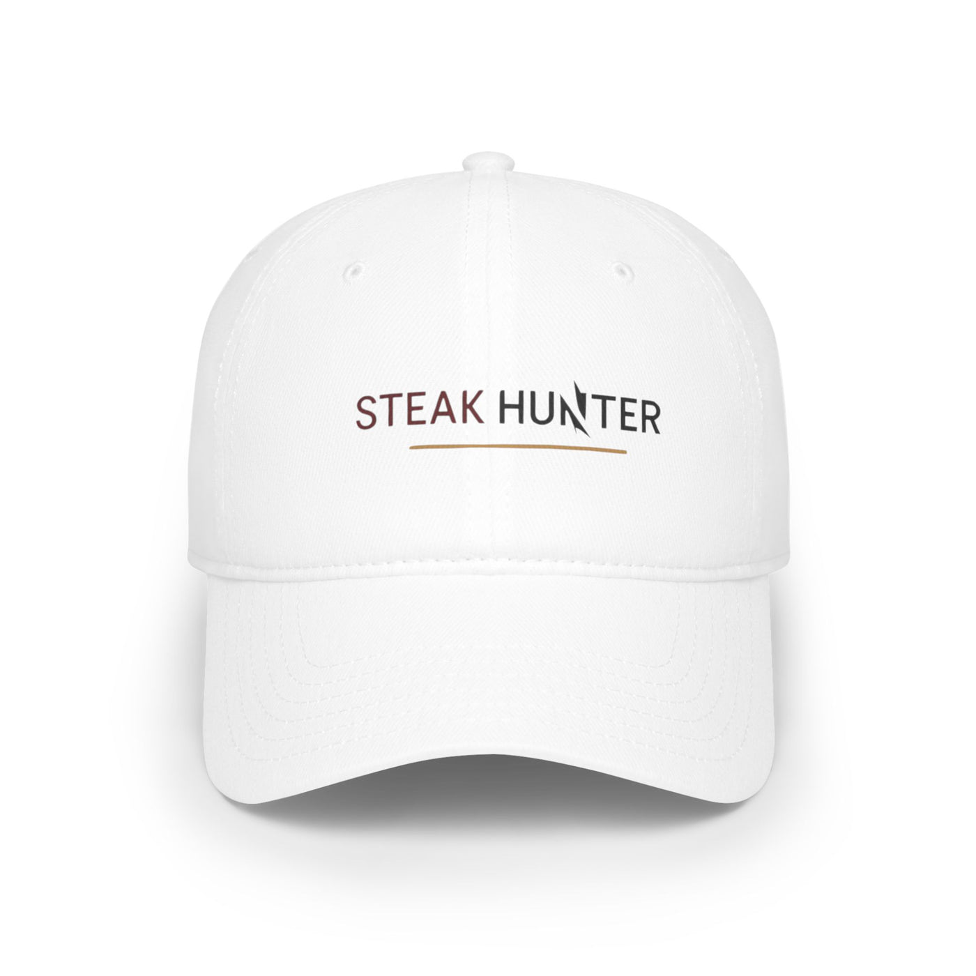 Low Profile Baseball Cap | Steak Hunter Cap, Adjustable Cap, Gift for Grillers, BBQ Lovers, Summer Hat, Trendy Outdoor Accessory