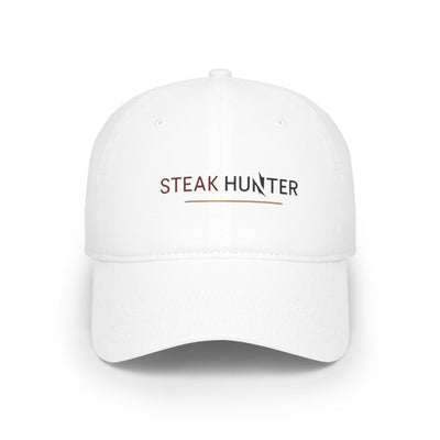 Low Profile Baseball Cap | Steak Hunter Cap, Adjustable Cap, Gift for Grillers, BBQ Lovers, Summer Hat, Trendy Outdoor Accessory