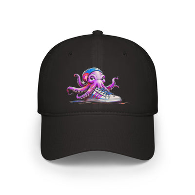Colorful Octopus Low Profile Baseball Cap | Fun Outdoor Accessory, Gift for Ocean Lovers, Unisex Cap, Casual Hat, Summer Vibes