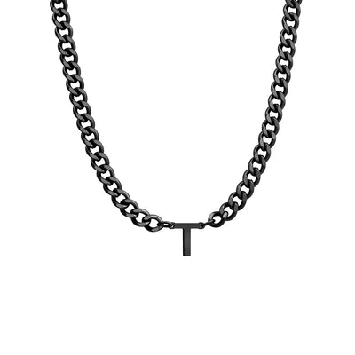 Initial Necklace Chain Initial Necklace Personalized Letter
