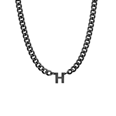 Initial Necklace Chain Initial Necklace Personalized Letter