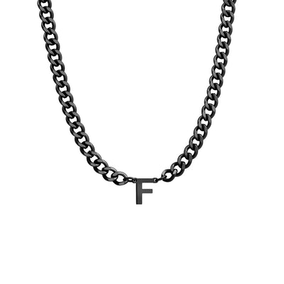 Initial Necklace Chain Initial Necklace Personalized Letter