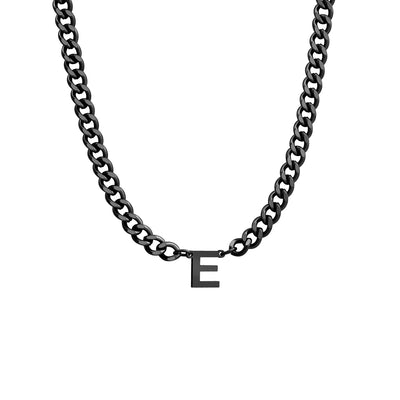Initial Necklace Chain Initial Necklace Personalized Letter