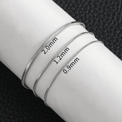 Herrenarmband „Silver Line“ – Minimalistisches Edelstahlarmband | Schlank, Modern, Elegant