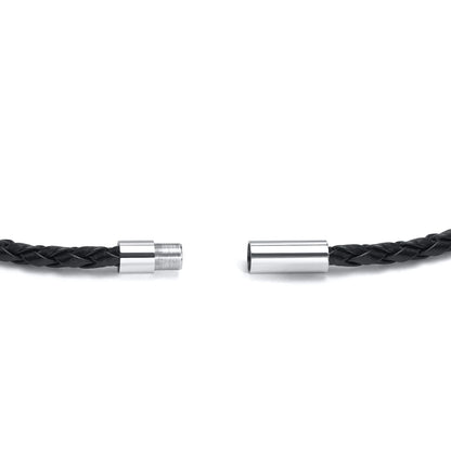 Personalisiertes Herrenarmband „Family Bond“ – Lederarmband mit Gravur | Namen & Botschaft individuell