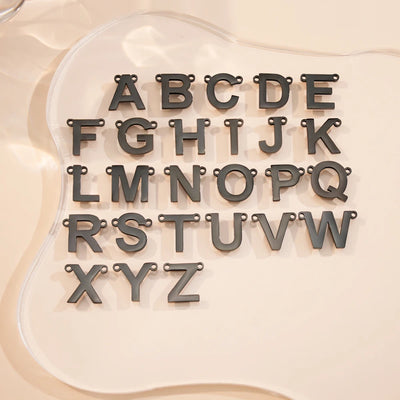Initial Necklace Chain Initial Necklace Personalized Letter