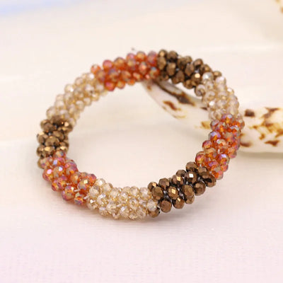 Bracelets for Women Fashion Multilayer Crystal Beads Woven Bracelet Jewelry Female Girl Gifts Accessories Wholesale