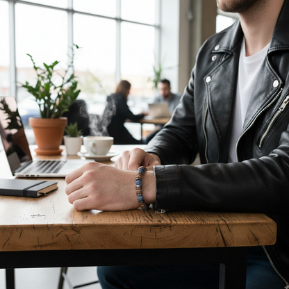 Coffee Shop Blue Bracelet