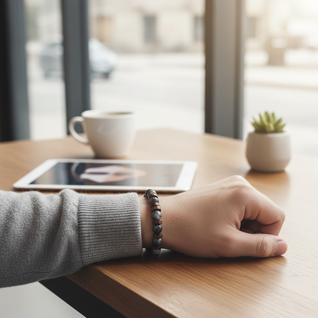 Coffee Shop Gray Bracelet