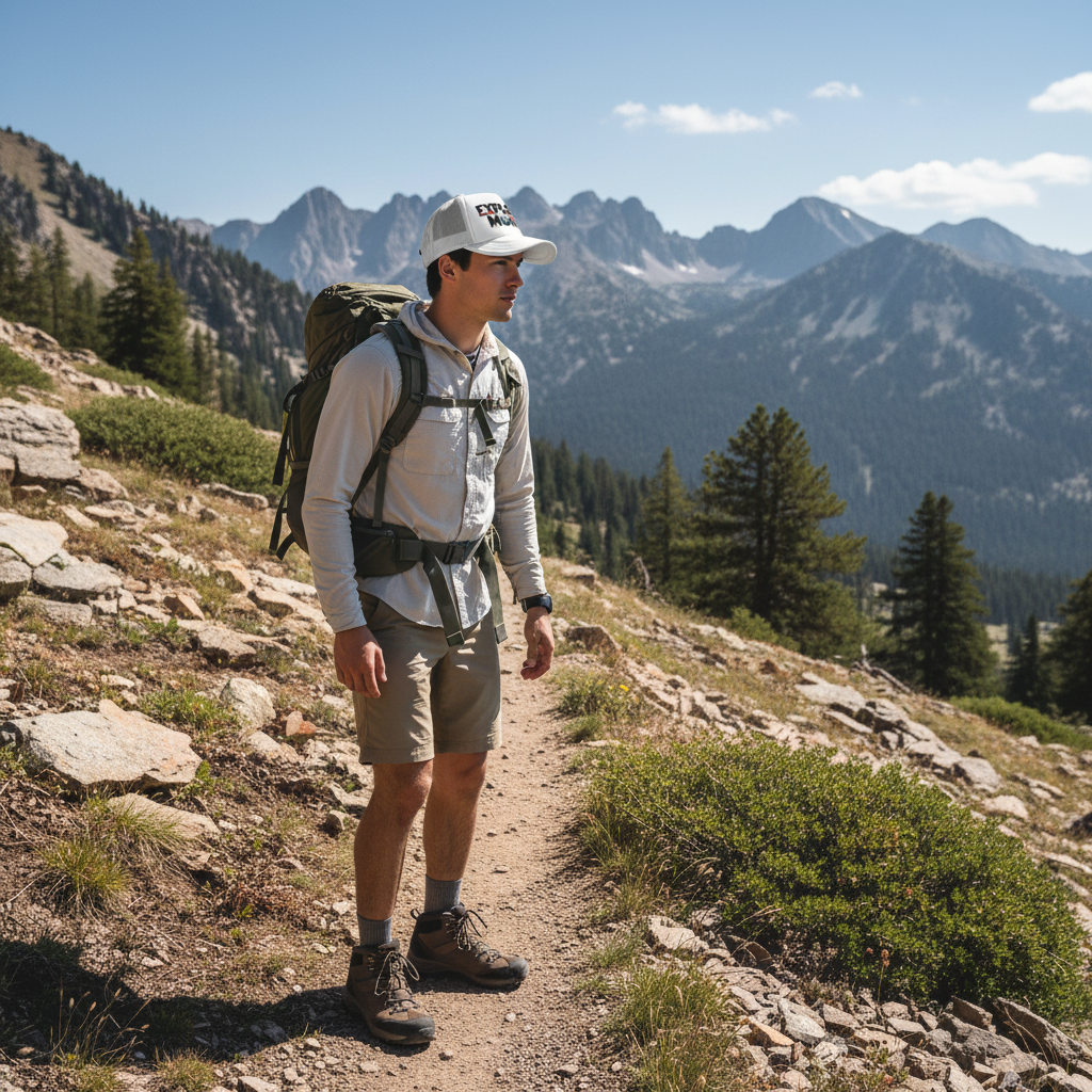 Man Hiking