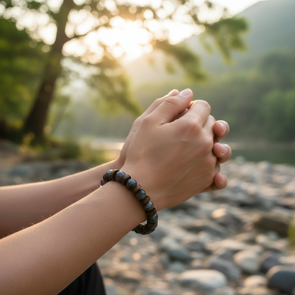 Meditation Gray Bracelet