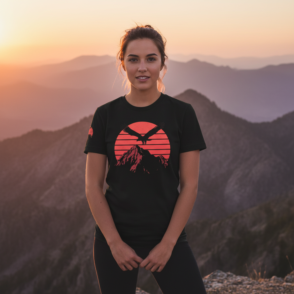 Eagle Horizon T-Shirt kaufen | Adler Freiheit Natur Berg